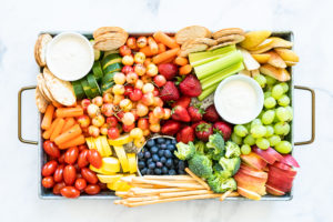 Fruit and Vegetable Board for Playdates