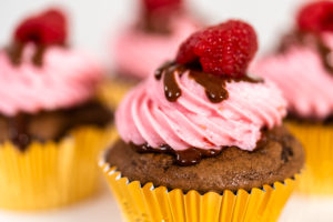 Raspberry Chocolate Cupcakes