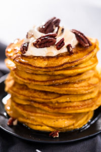 Pumpkin pancakes