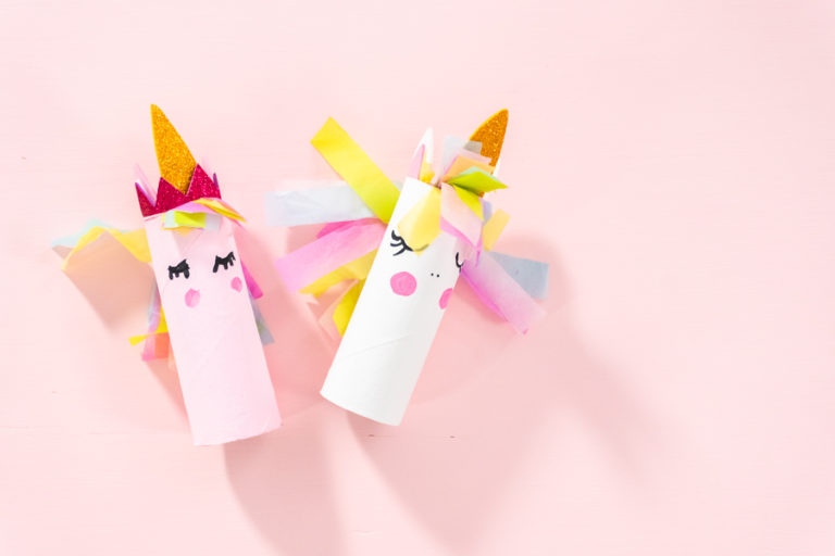 DIY Unicorn Toilet Paper Roll Craft