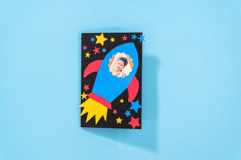 DIY Father’s Day Rocket card