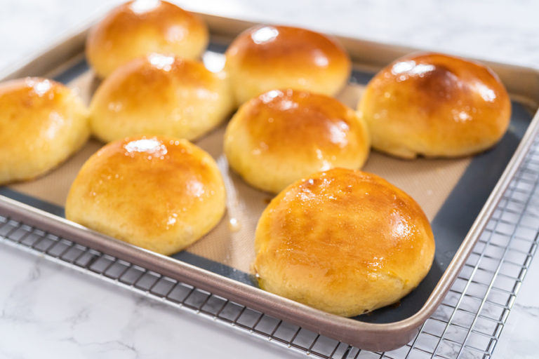 Giant brioche buns