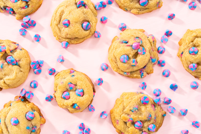 Unicorn Chocolate Chip Cookies