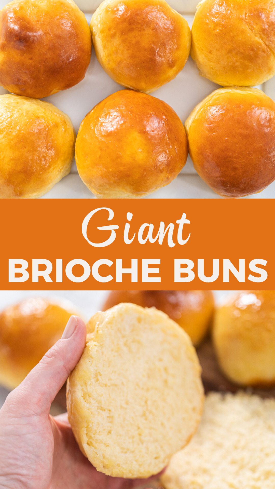 Giant brioche buns