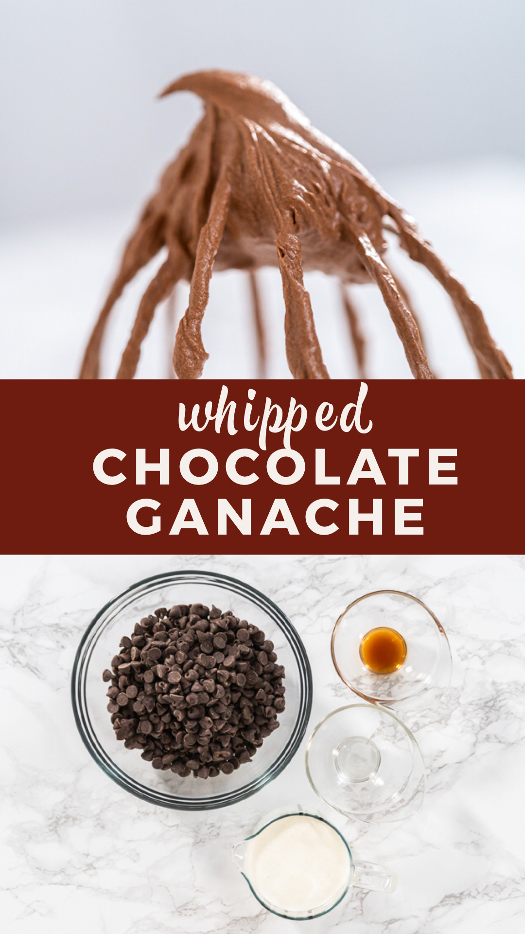 Chocolate ganache frosting