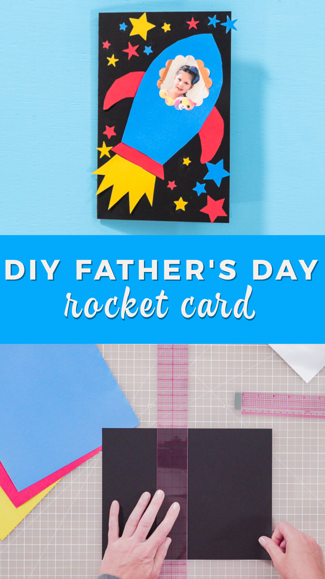 DIY Father\'s Day Rocket card