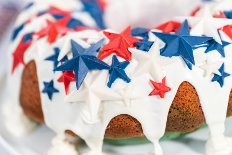 4th of July Bundt Cake