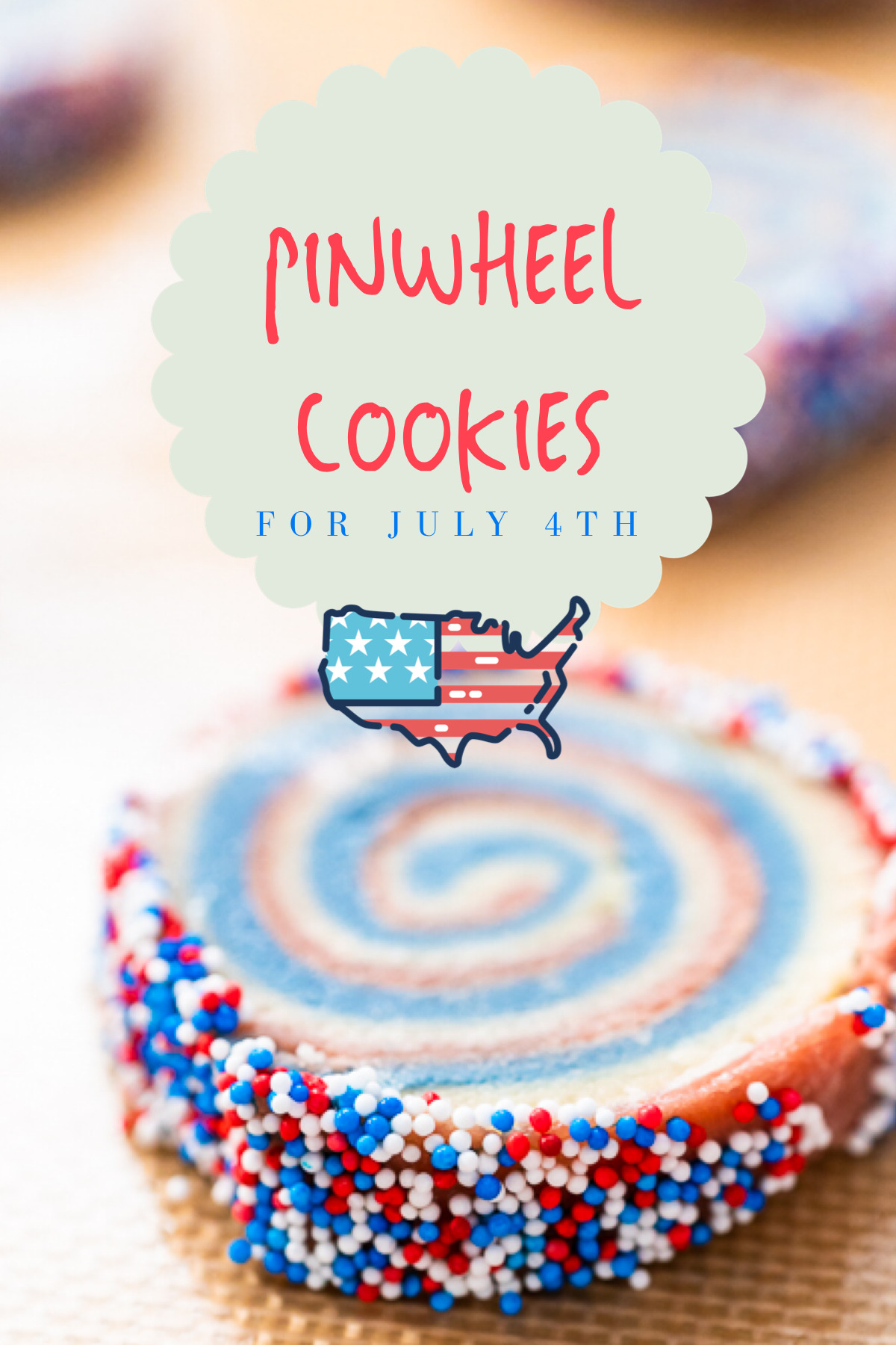 Pinwheel Cookies for the 4th of July