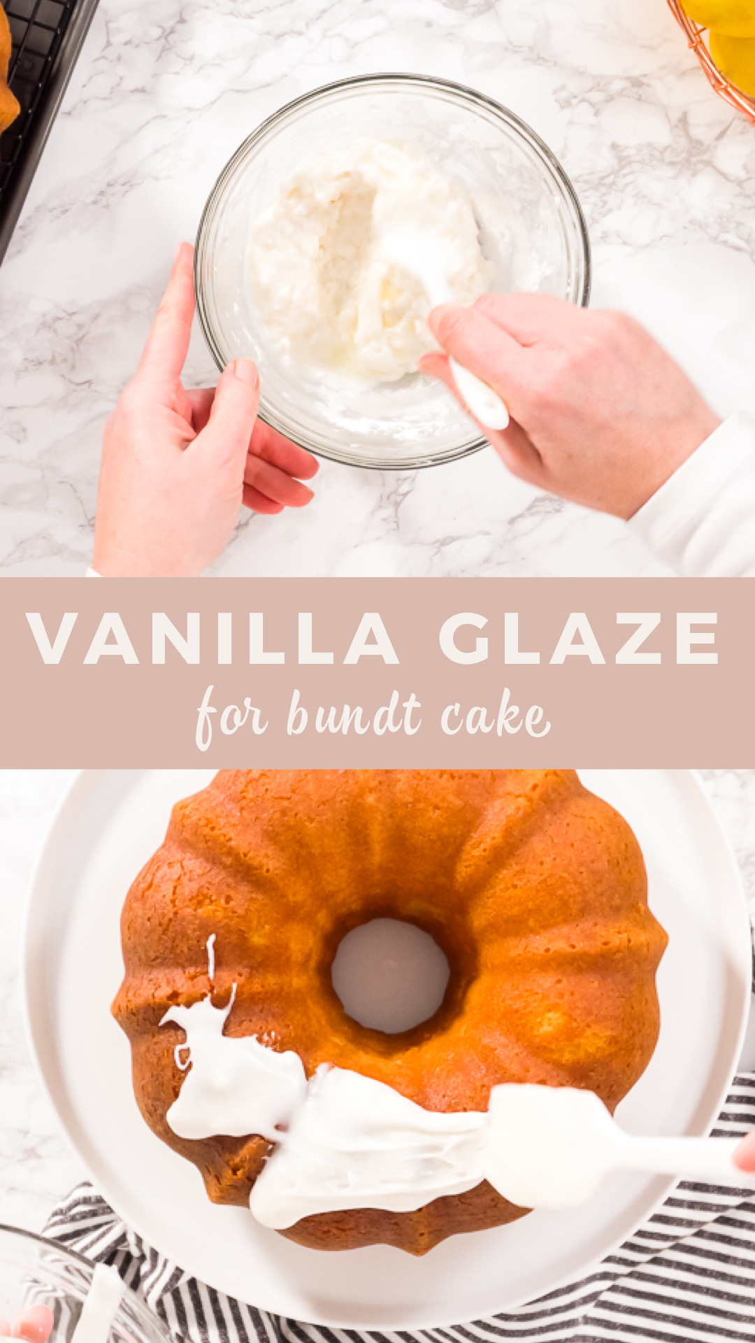 Vanilla Glaze for Bundt Cake