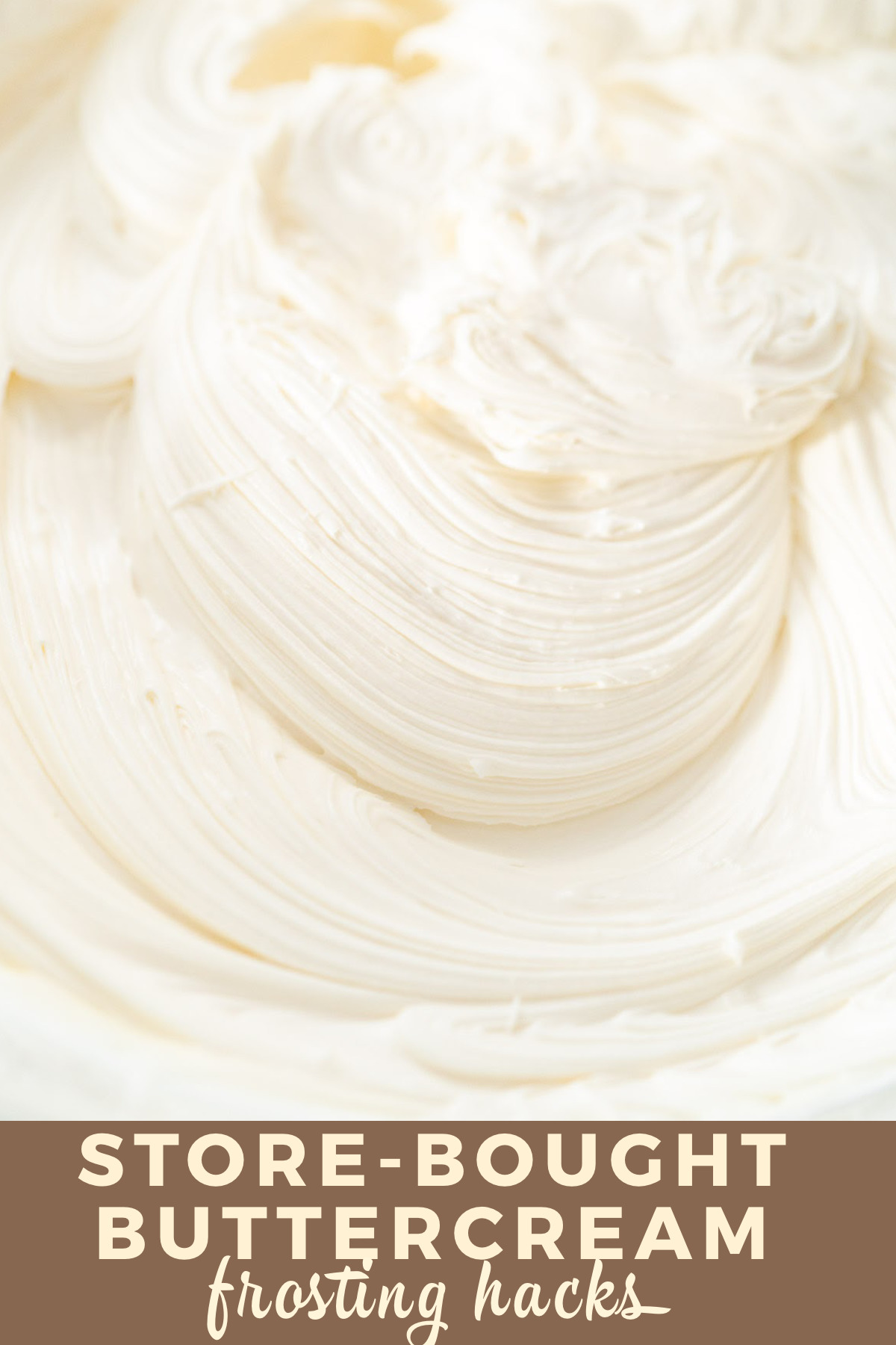 Store-bought buttercream frosting hacks