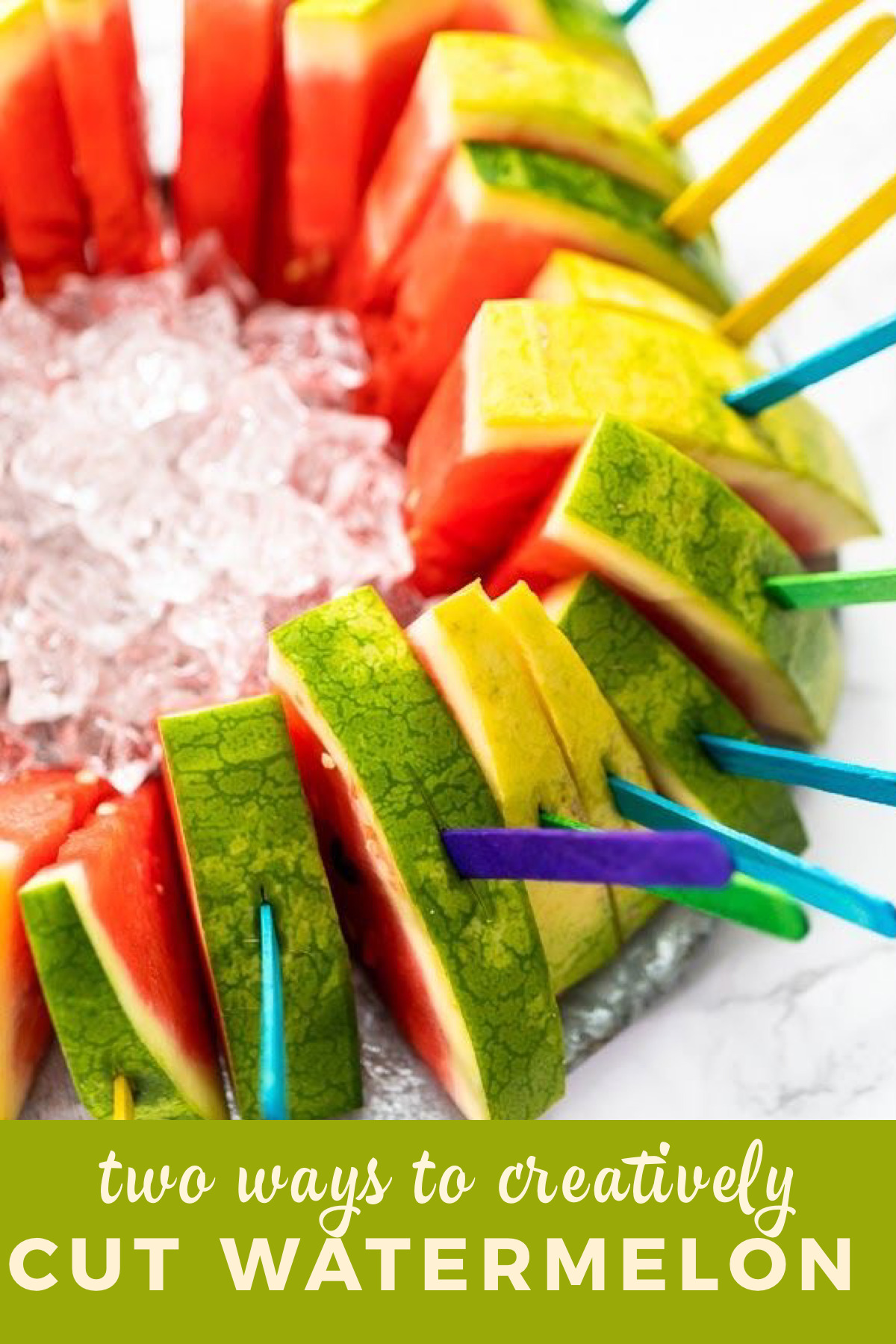 Two Ways to Creatively Cut Watermelon