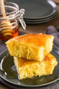 Cast iron cornbread