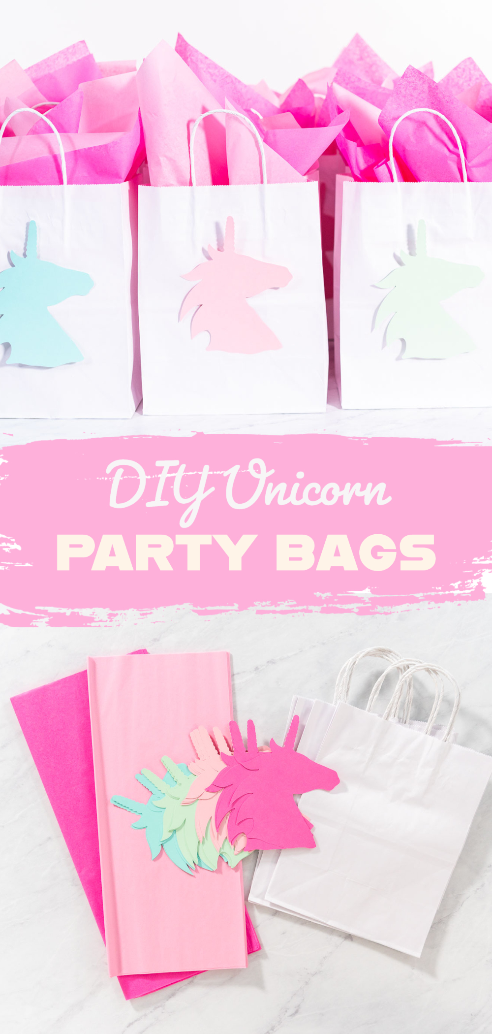 DIY Unicorn party bags