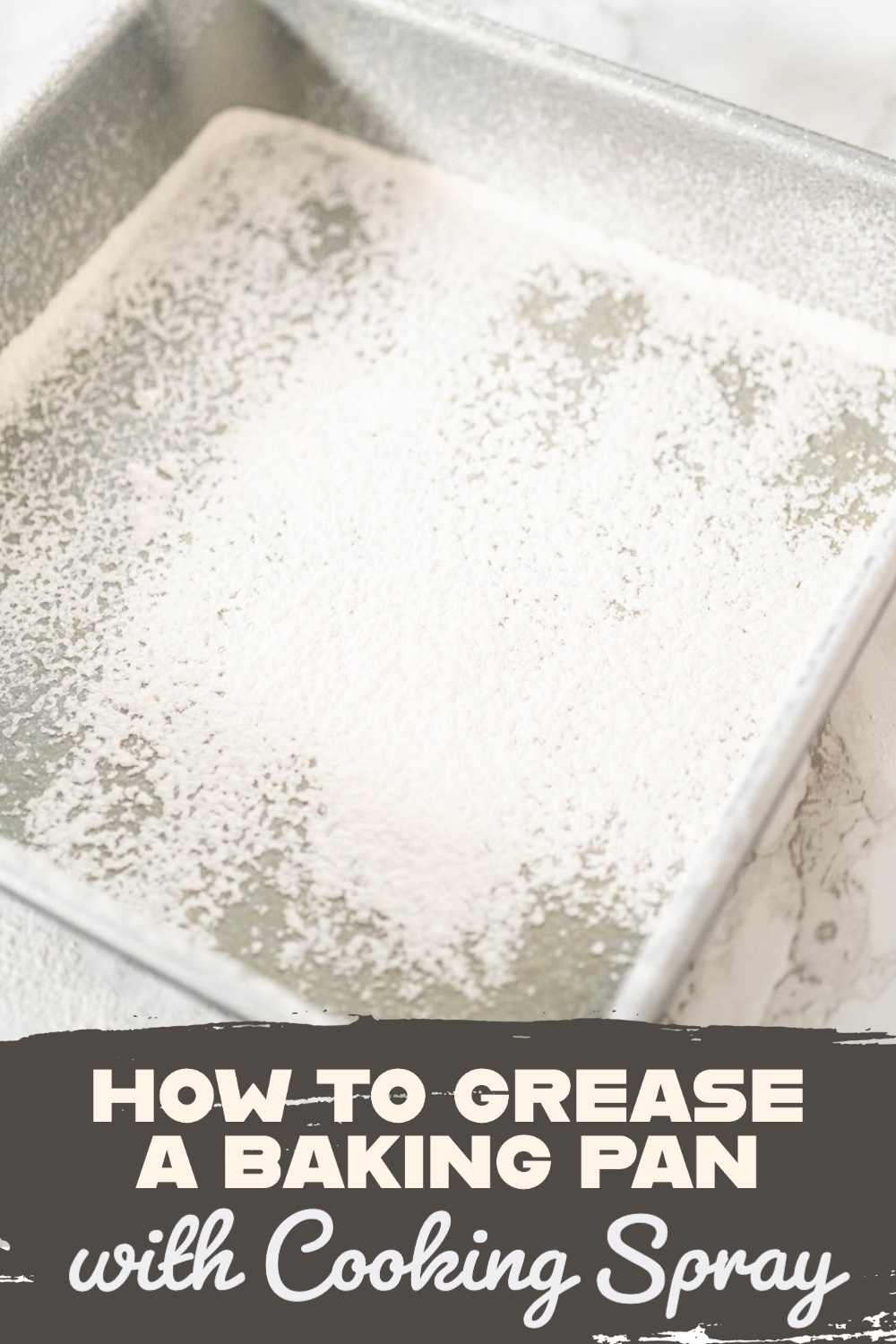 How to Grease a Baking Pan with Cooking Spray