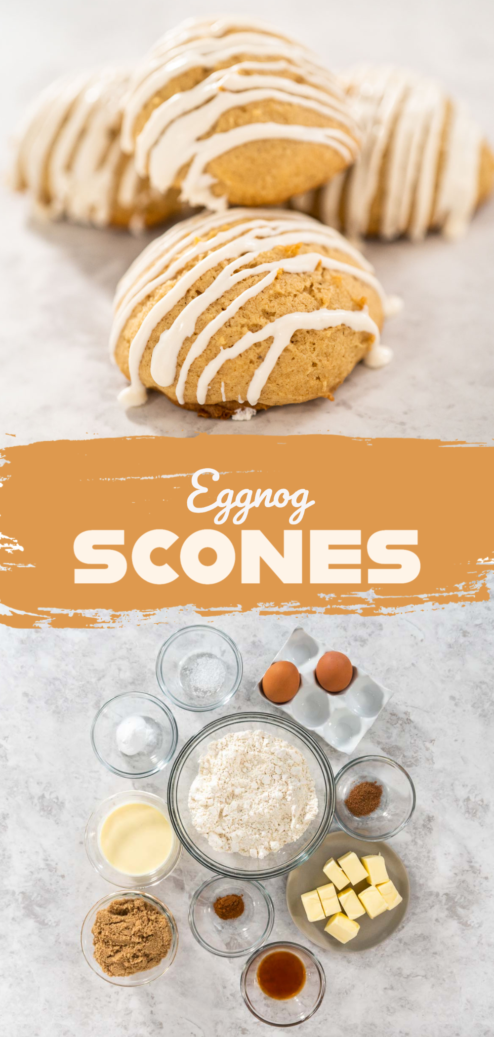 Eggnog Scones