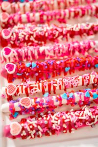 Valentine’s Day Chocolate Covered Pretzel Rods