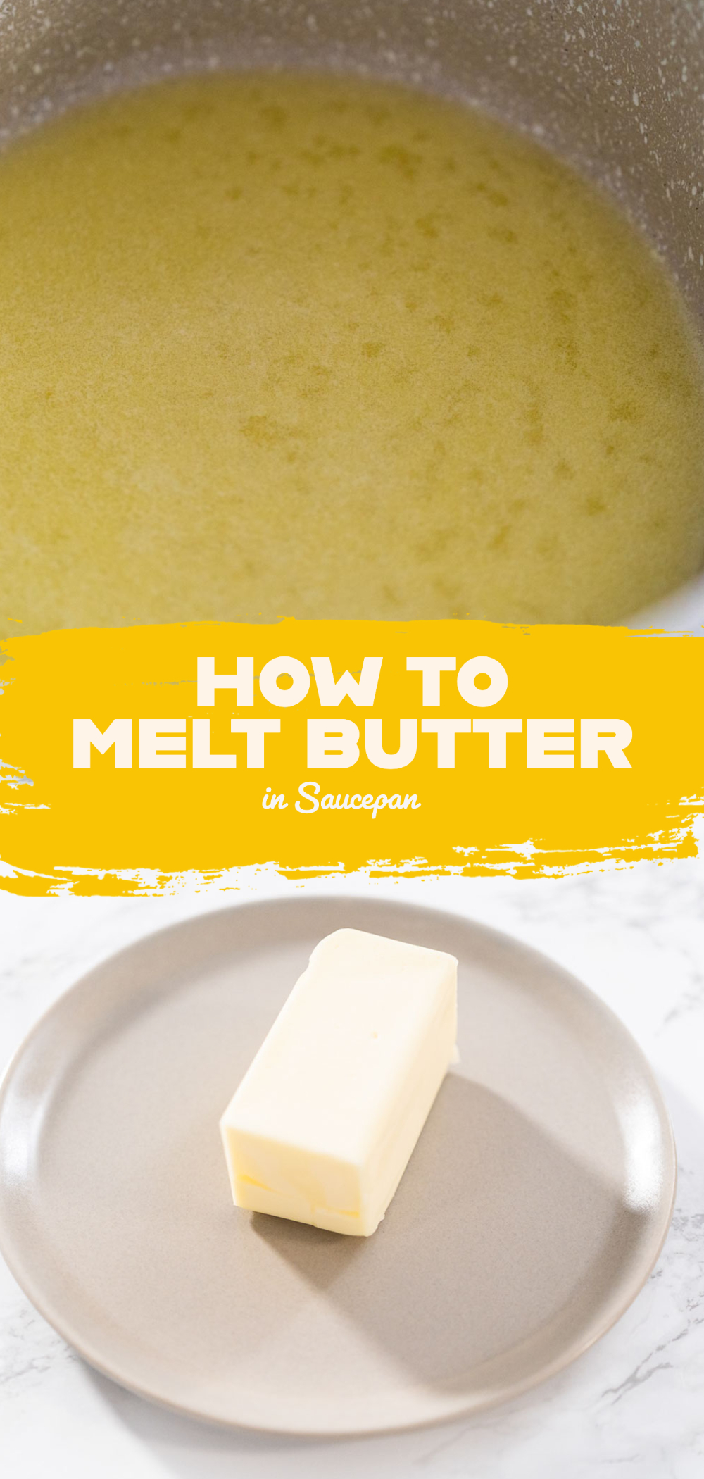 How to Melt Butter in a Saucepan