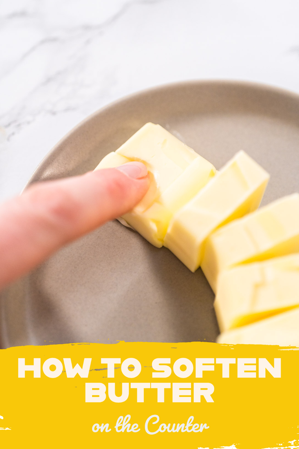 How to Soften Butter on the Counter