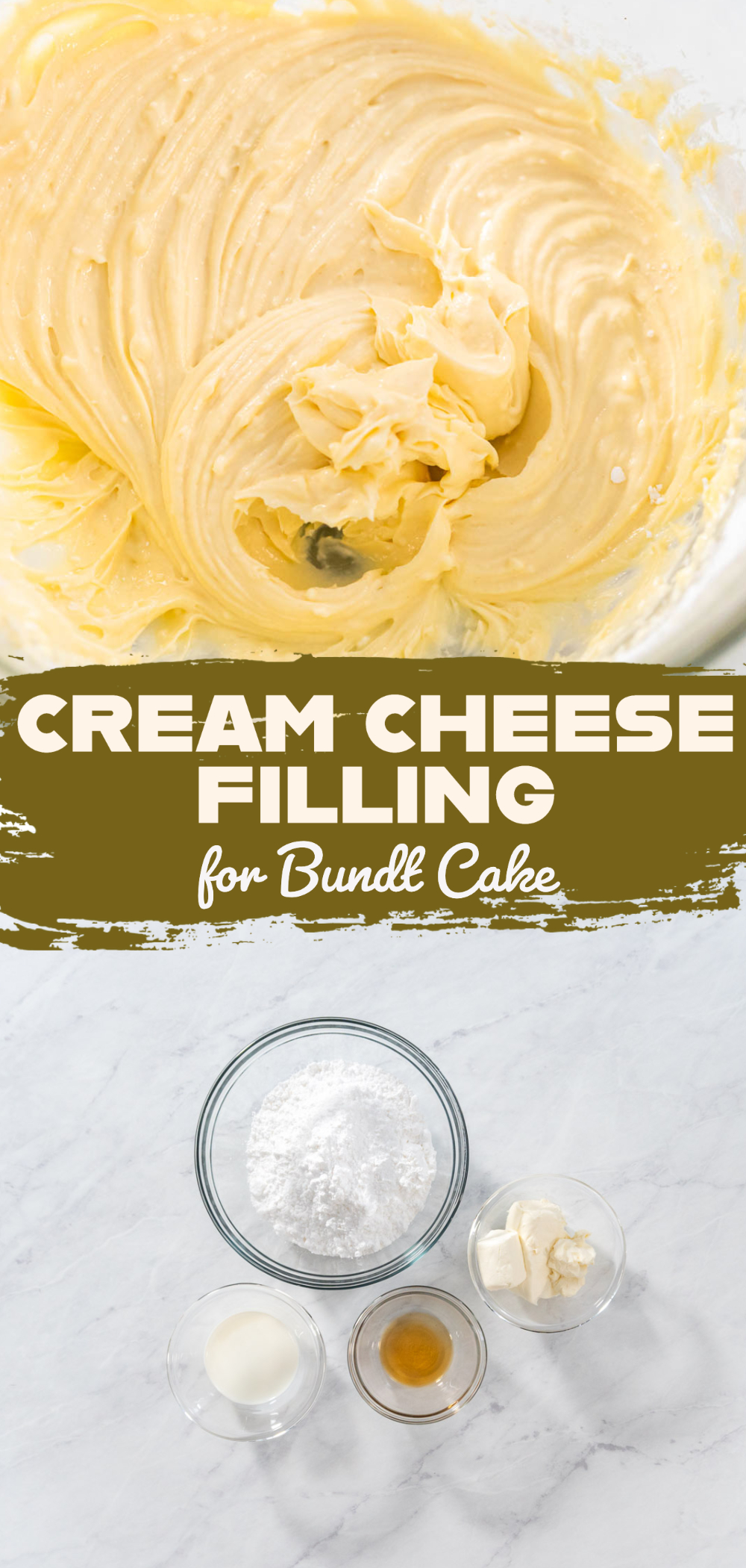 Cream Cheese Filling for Bundt Cake