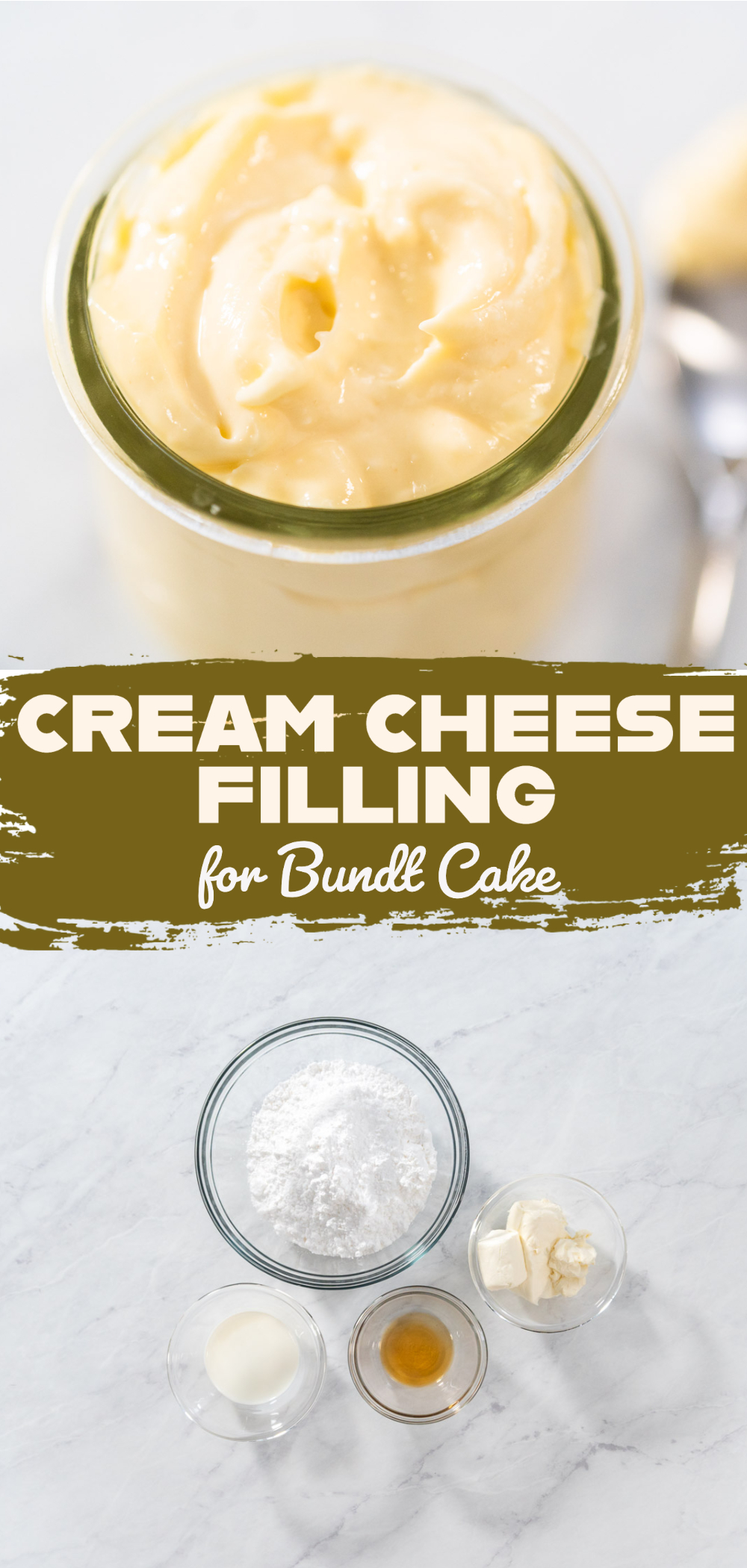 Cream Cheese Filling for Bundt Cake
