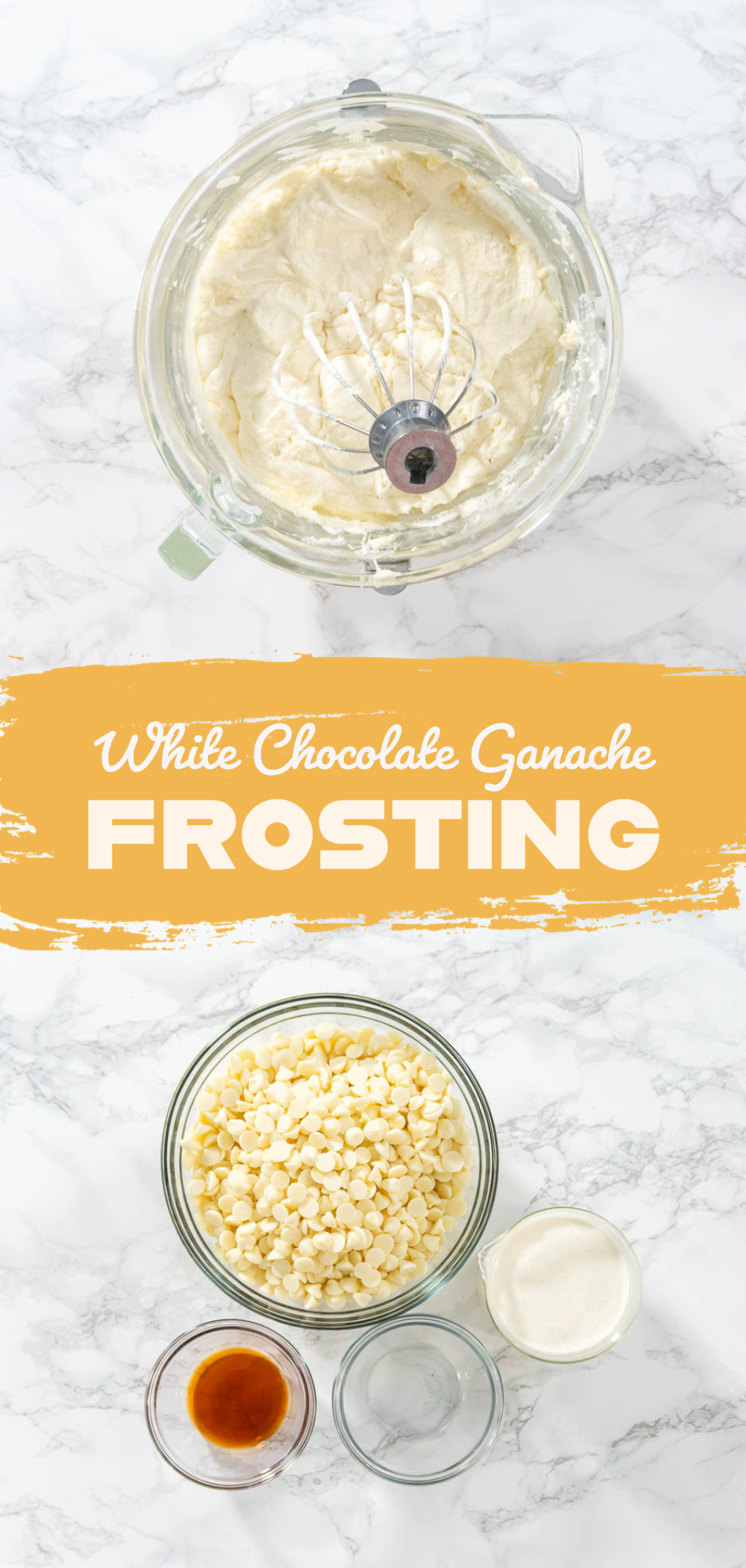 White Chocolate Ganache Frosting