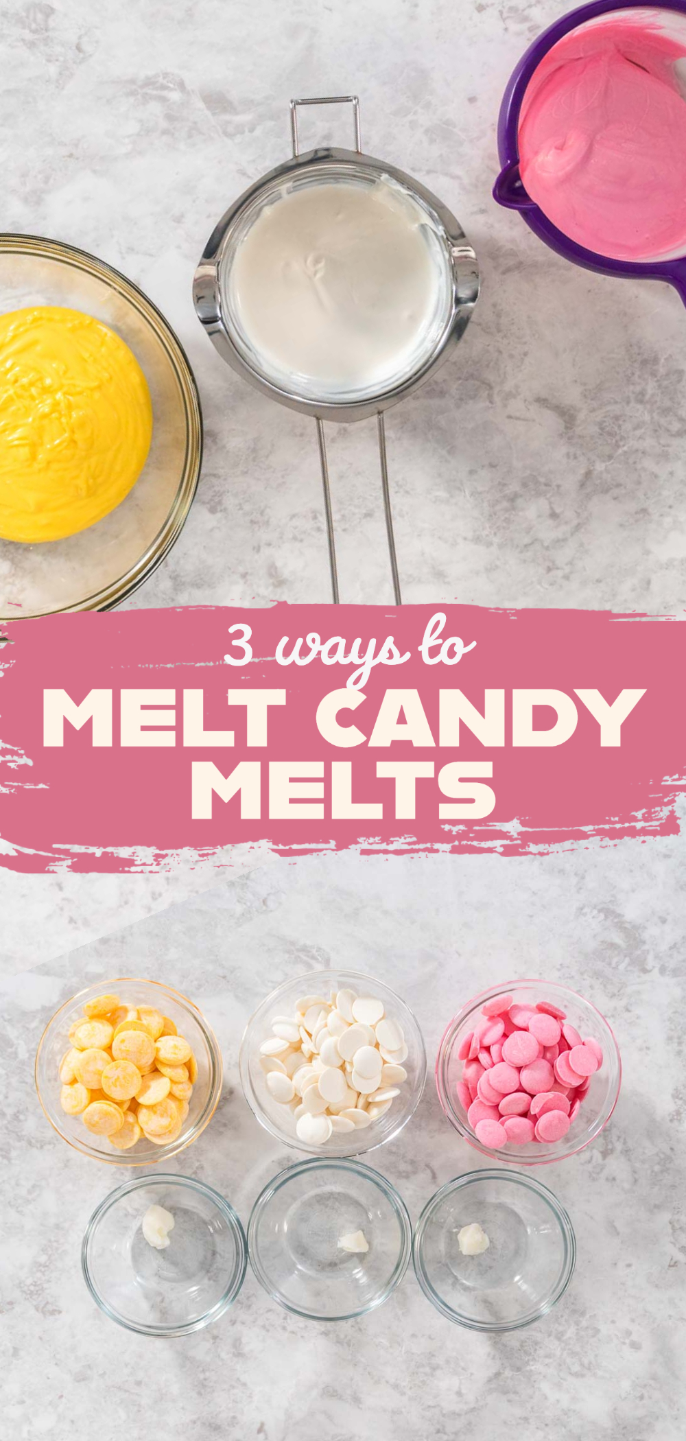 3 ways to melt candy melts