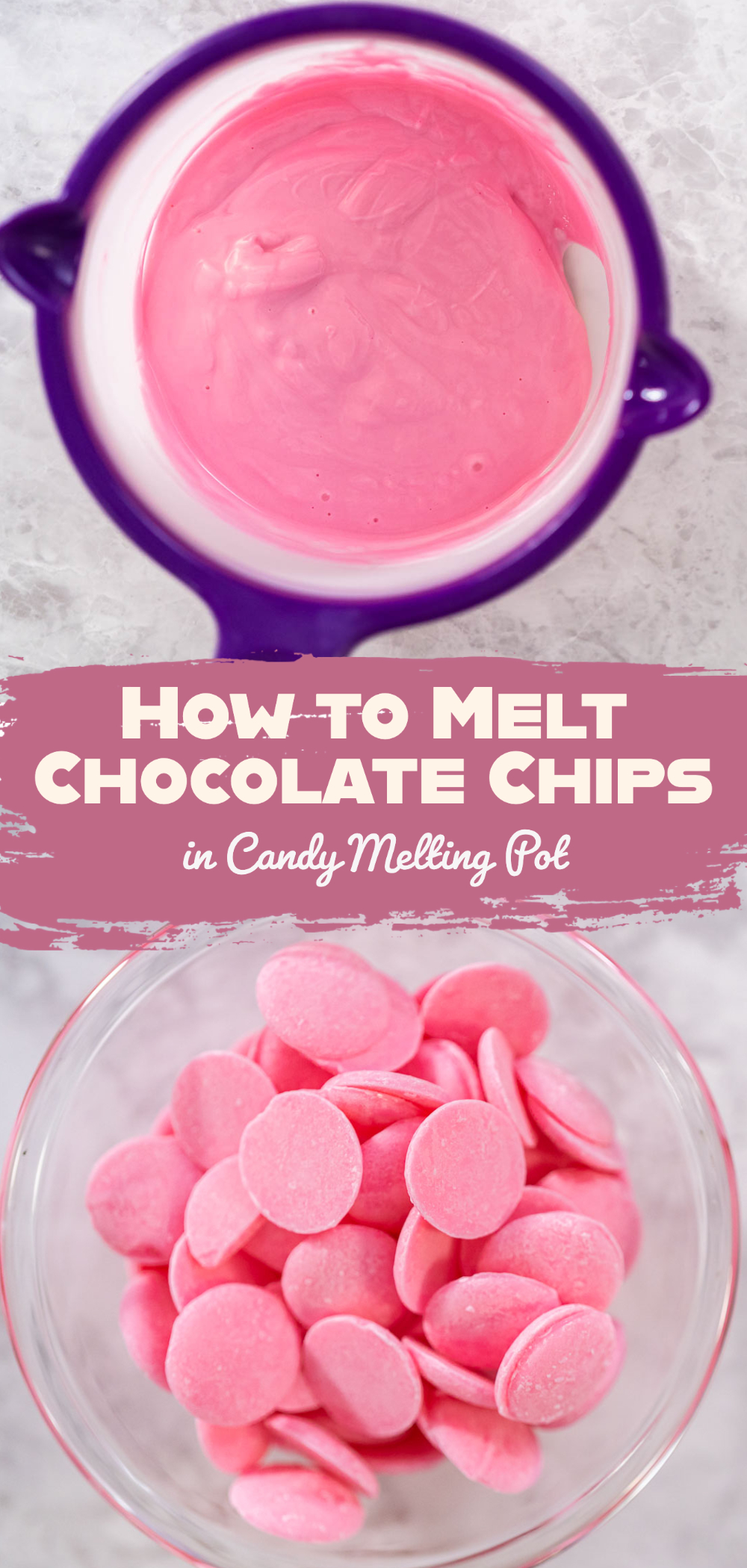 How to Melt Chocolate Chips in Candy Melting Pot