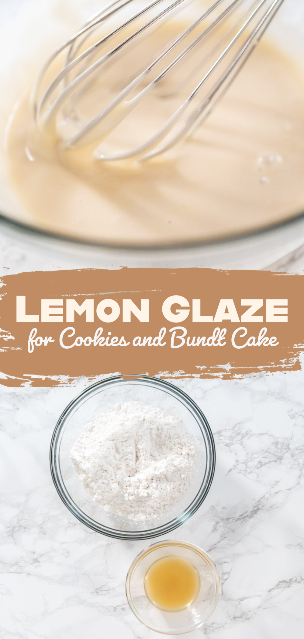 Lemon Glaze for Cookies and Bundt Cake