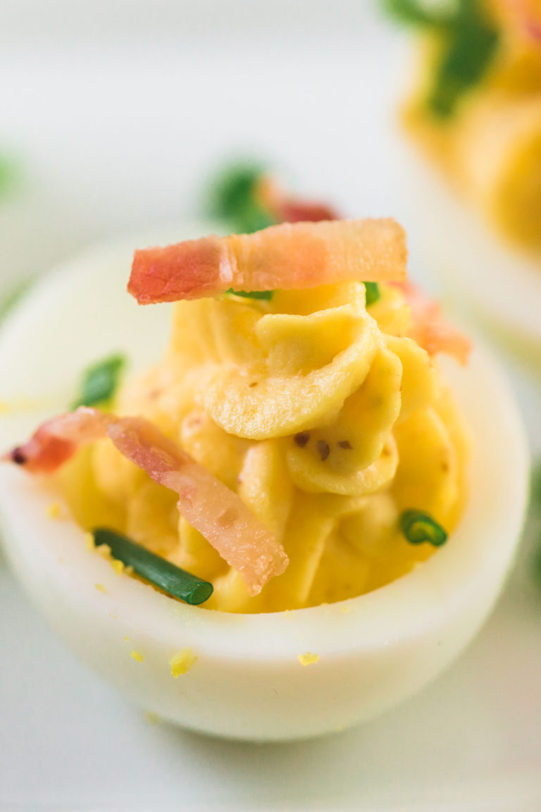 Deviled Eggs with Bacon