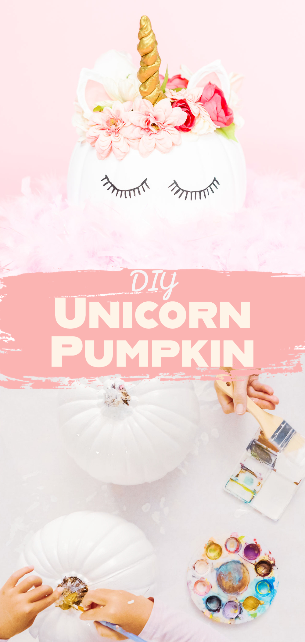 DIY Unicorn Pumpkin