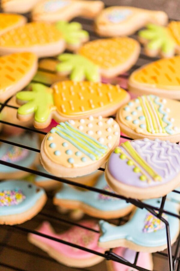 Easter cookies - Arina Photography Easter sugar cookies decorated with royal icing of different colors.