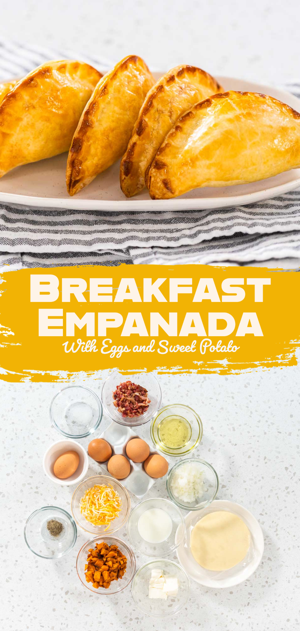 Breakfast Empanada With Eggs and Sweet Potato