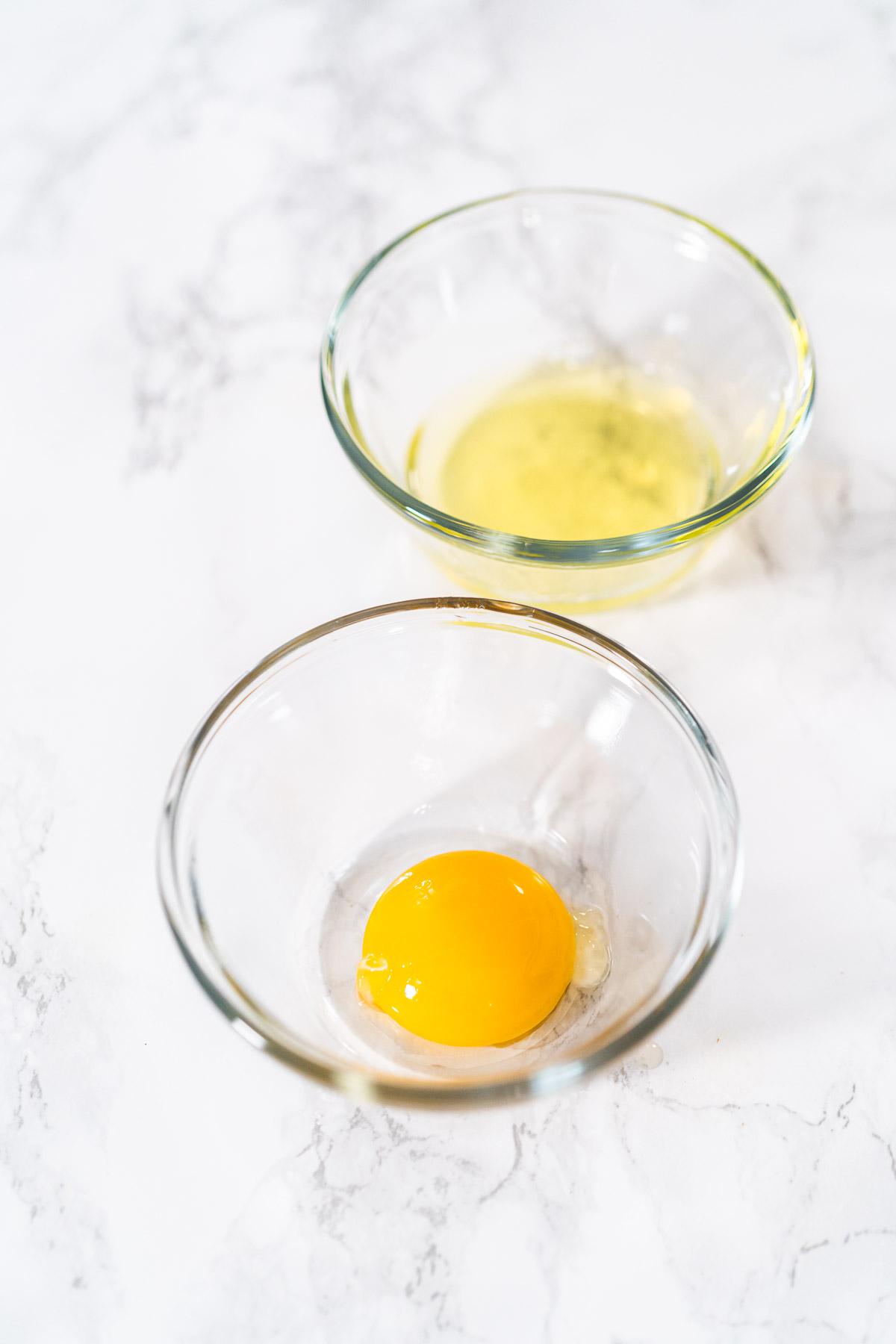 Two Egg Yolk, Melted Eggs, Broken Eggs, Cartoon Style Omelet Food