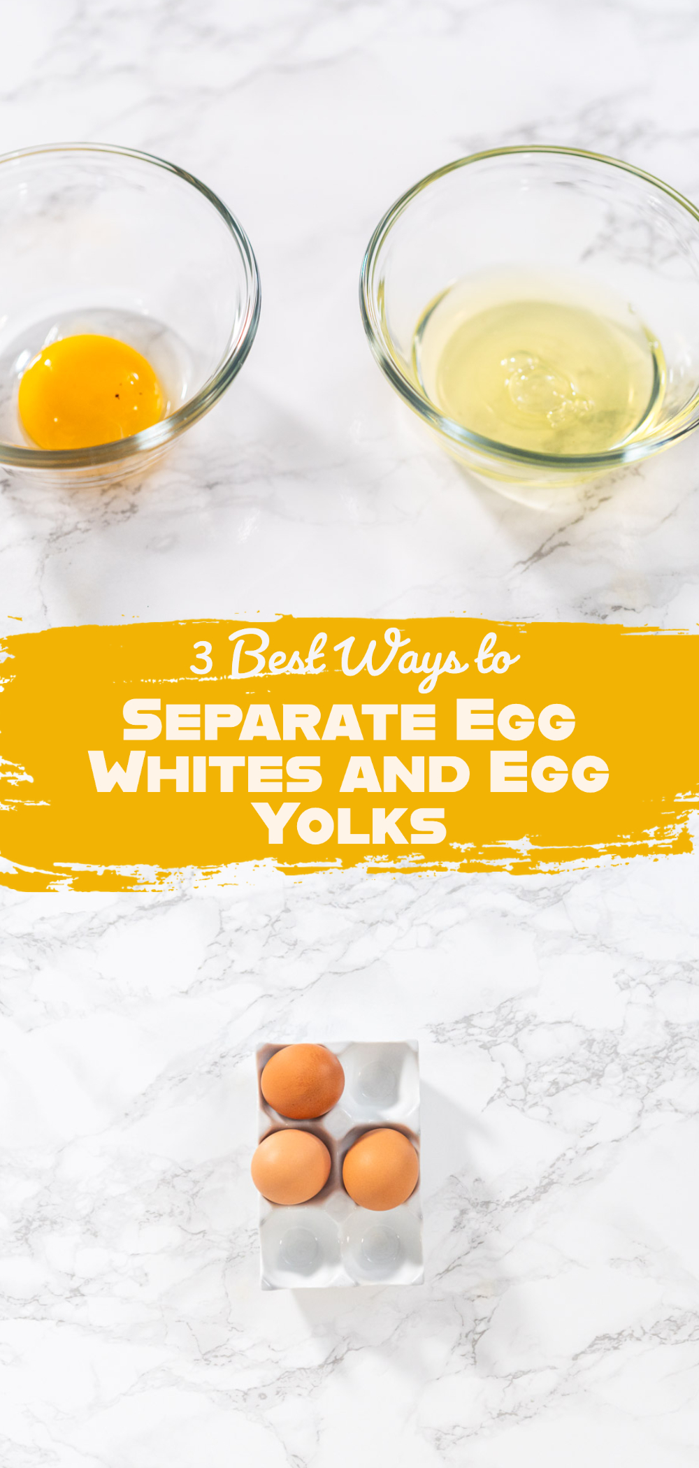 3 Best Ways to Separate Egg Whites and Egg Yolks