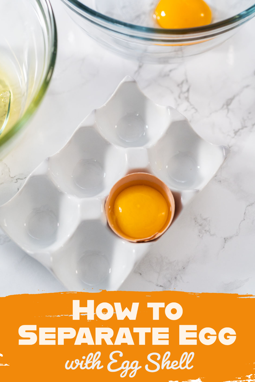 How to Separate Egg with Egg Shell