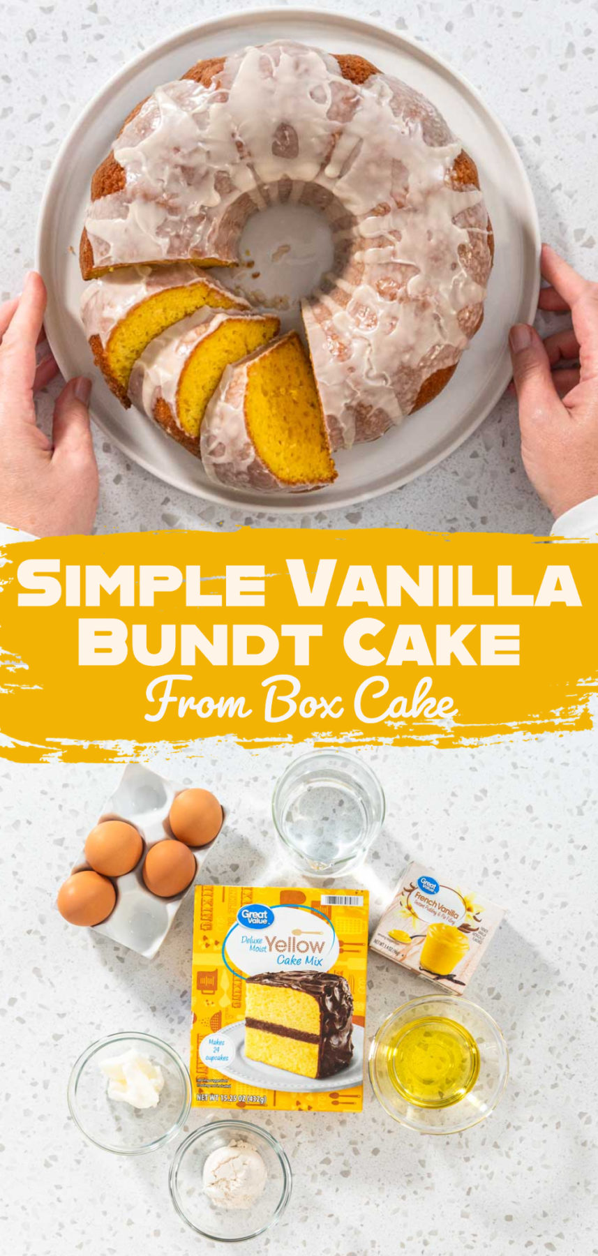 Simple Vanilla Bundt Cake From Box Cake