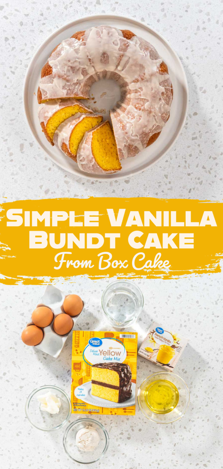Simple Vanilla Bundt Cake From Box Cake