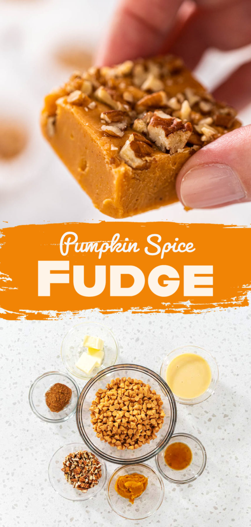 Pumpkin Spice Fudge