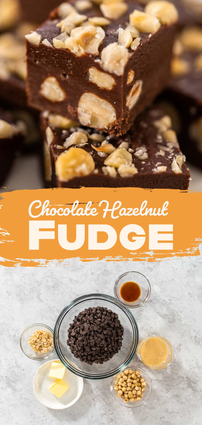 Chocolate Hazelnut Fudge