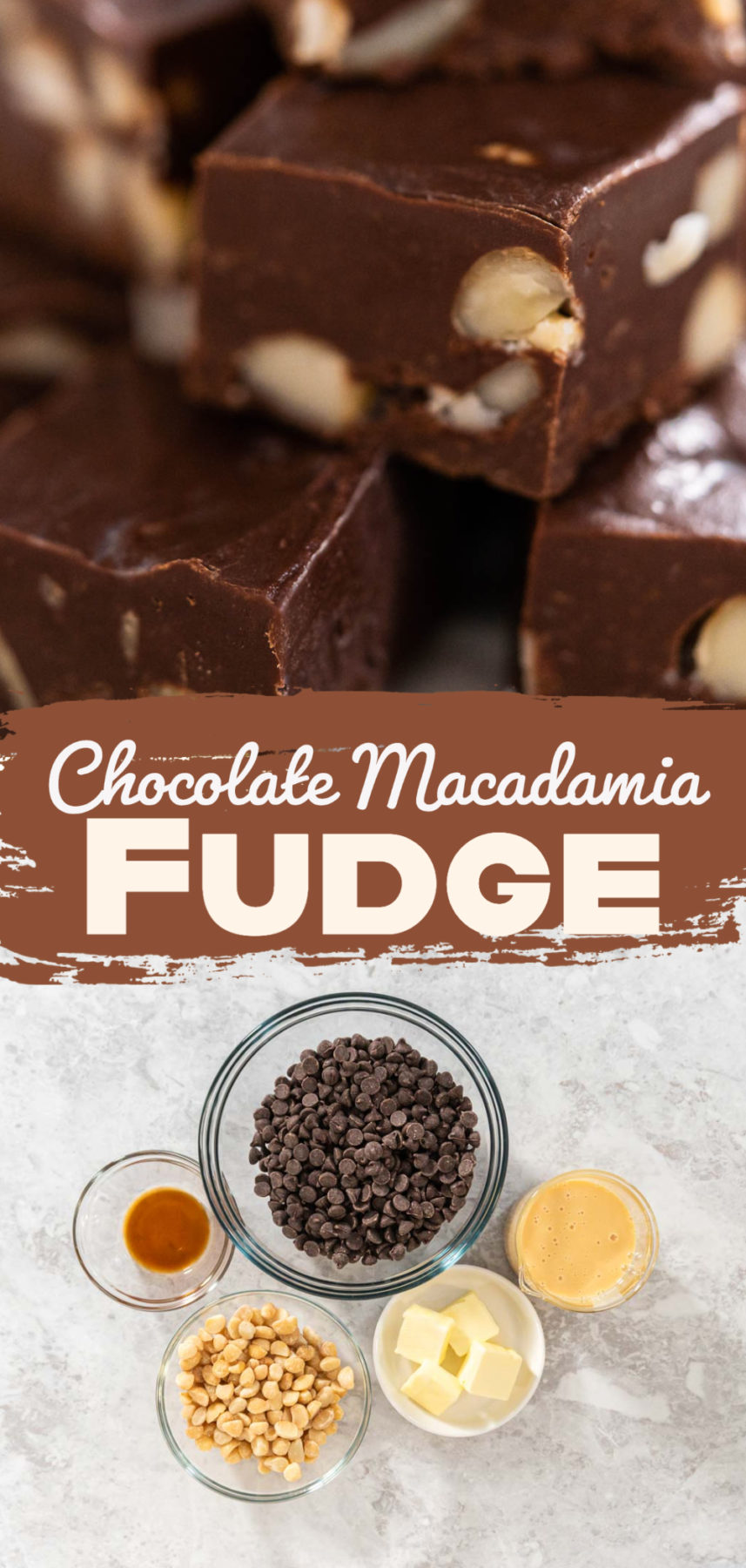 Chocolate Macadamia Fudge