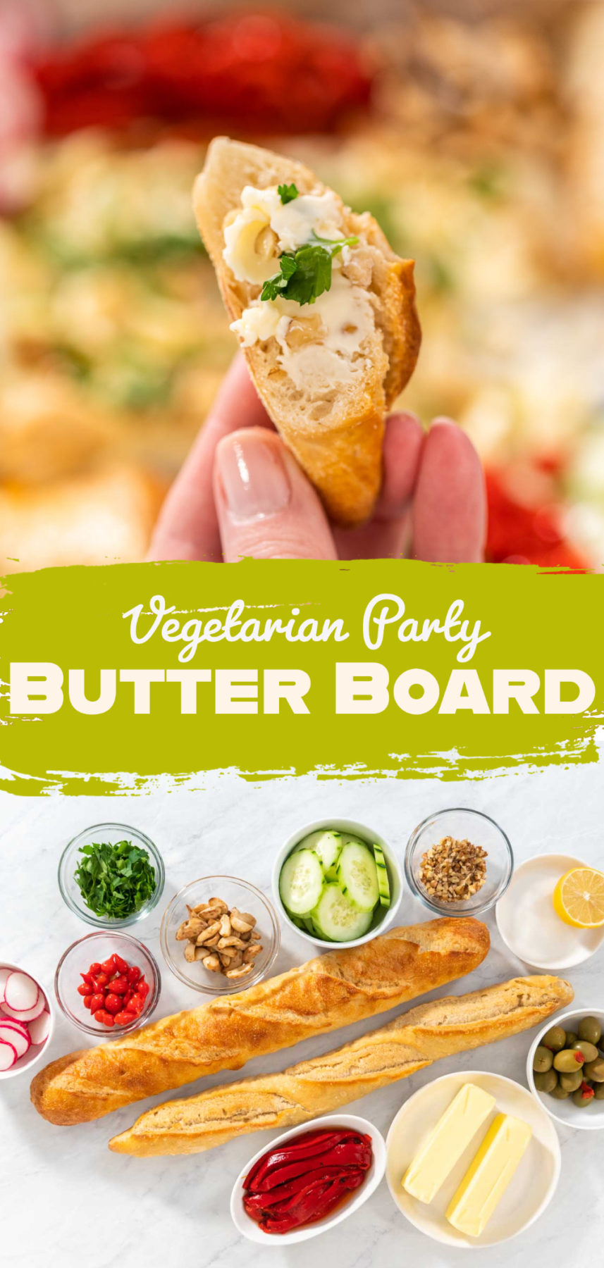 Vegetarian Party Butter Board