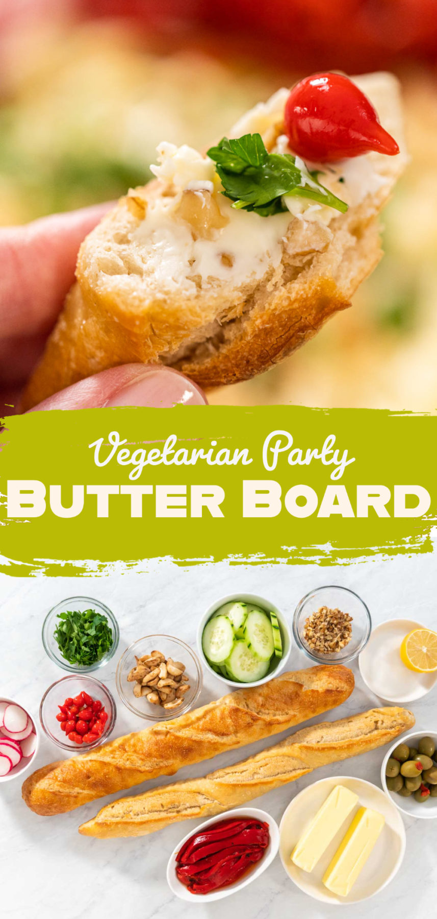 Vegetarian Party Butter Board