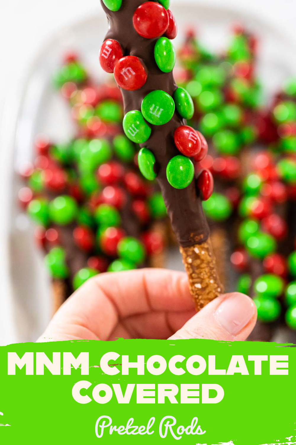 MNM Chocolate Covered Pretzel Rods