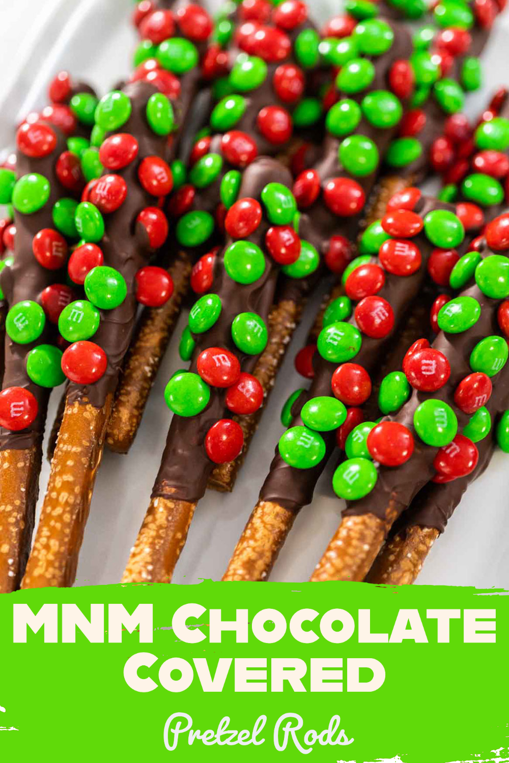 MNM Chocolate Covered Pretzel Rods