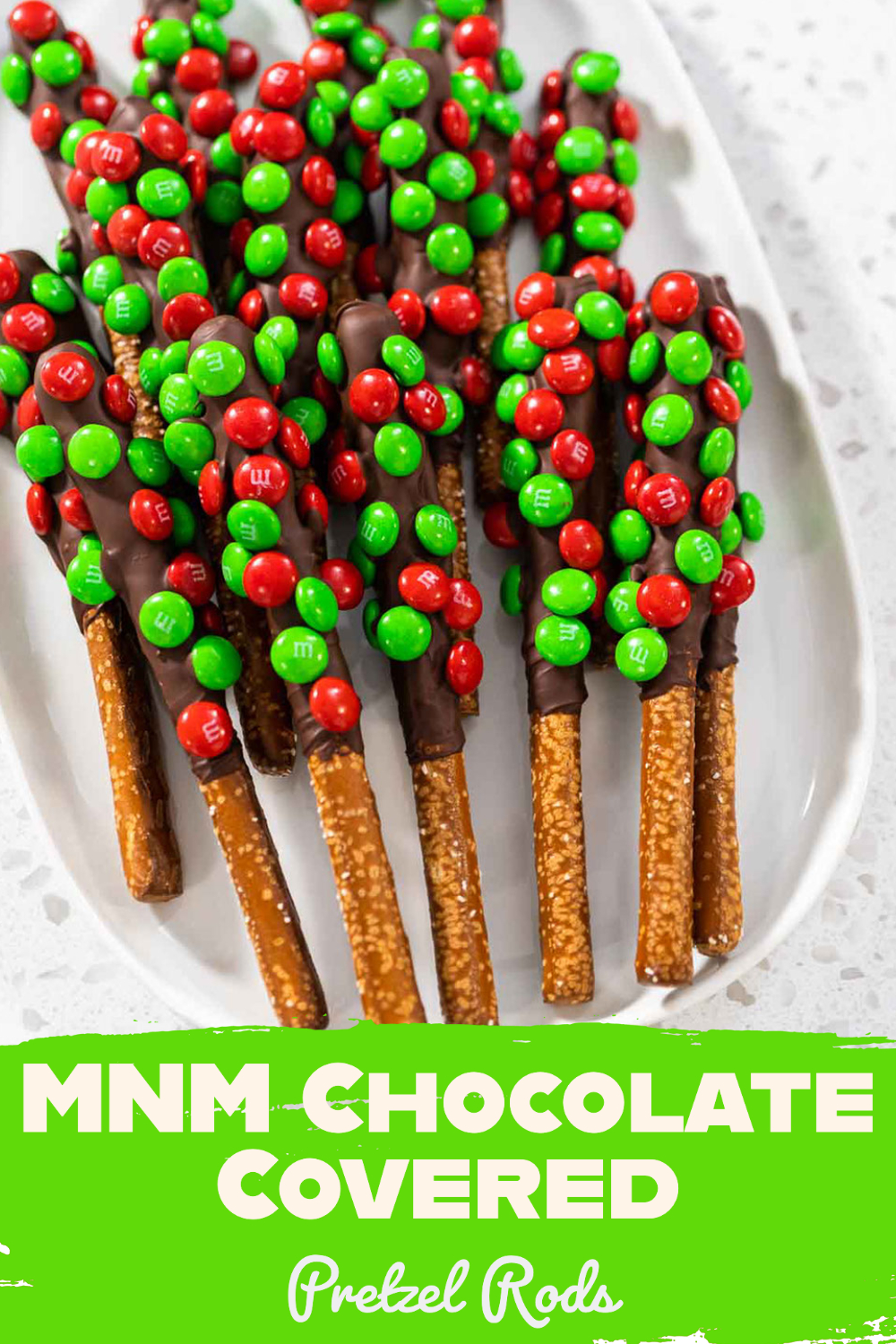 MNM Chocolate Covered Pretzel Rods