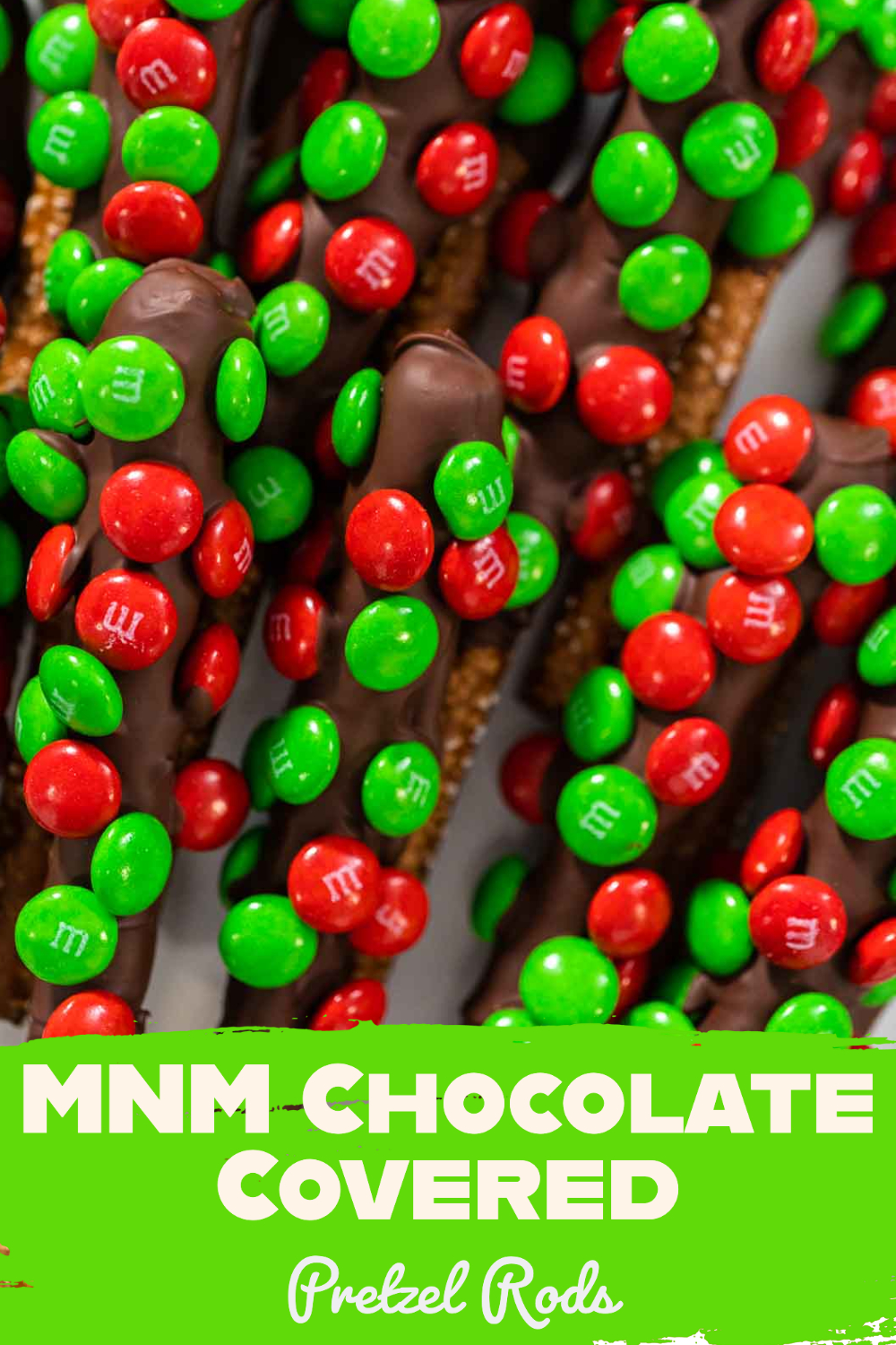 MNM Chocolate Covered Pretzel Rods