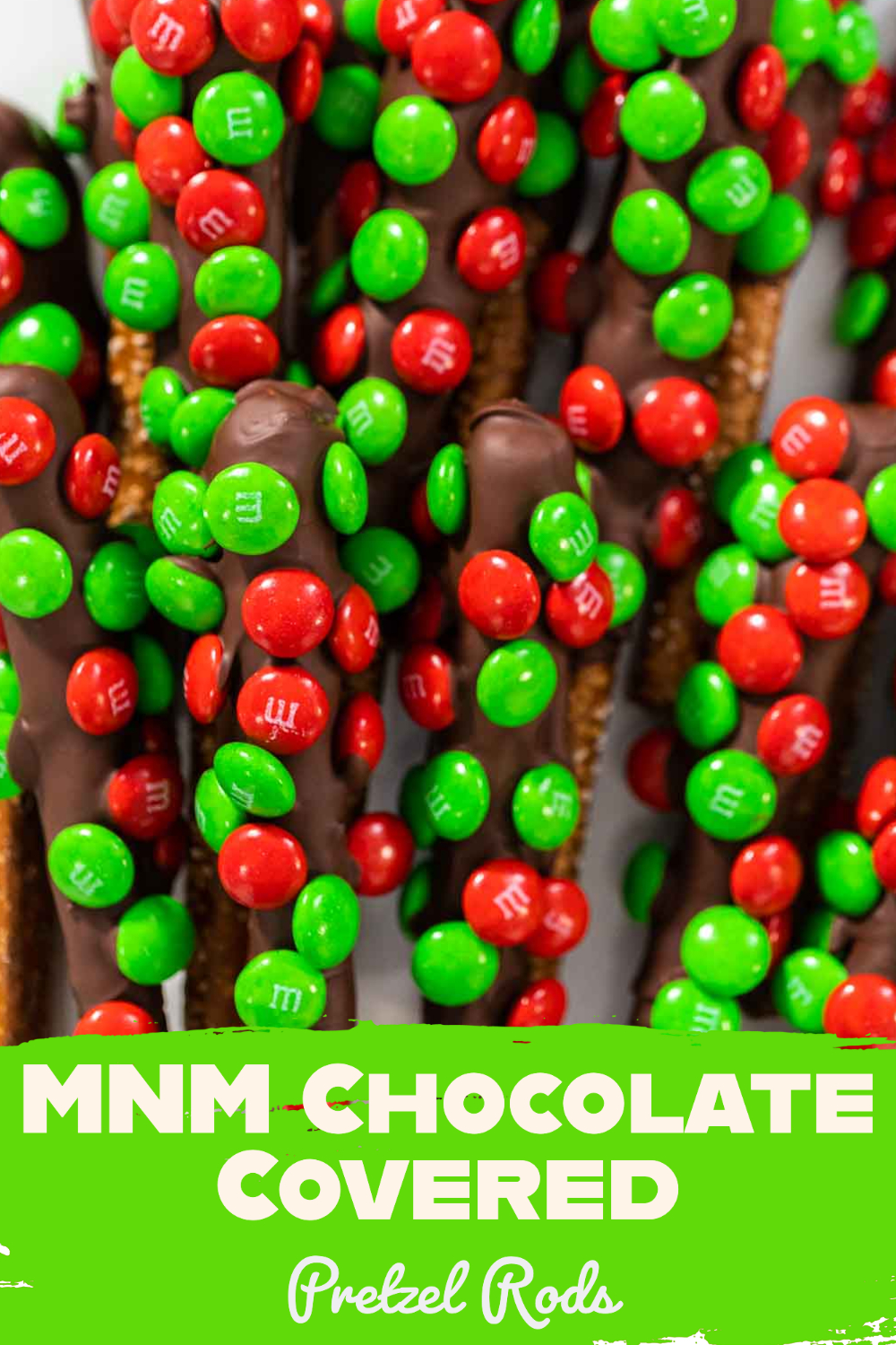 MNM Chocolate Covered Pretzel Rods