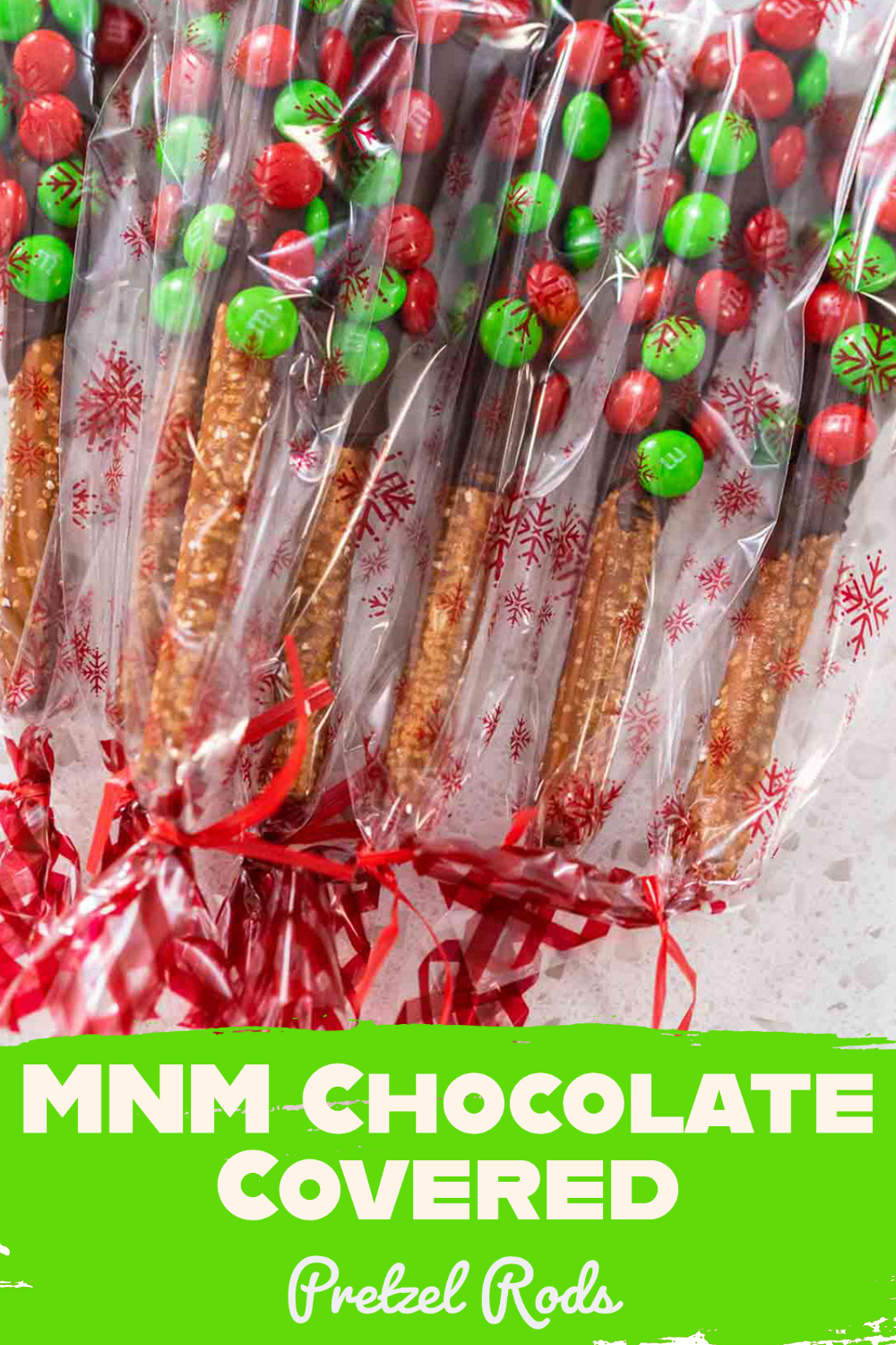 MNM Chocolate Covered Pretzel Rods