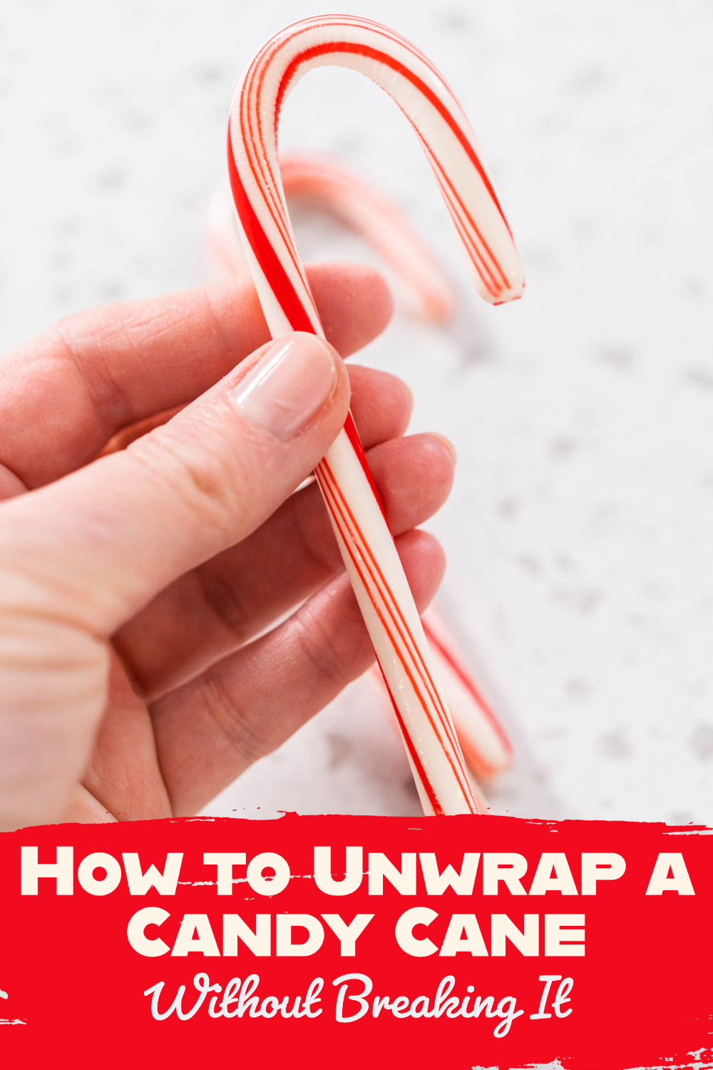 How to Unwrap a Candy Cane Without Breaking It