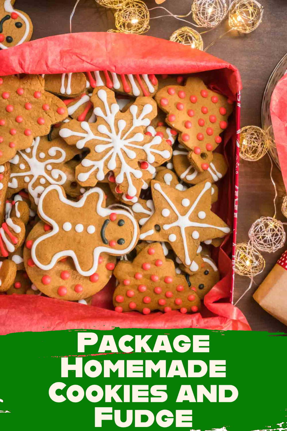 Package Homemade Cookies and Fudge